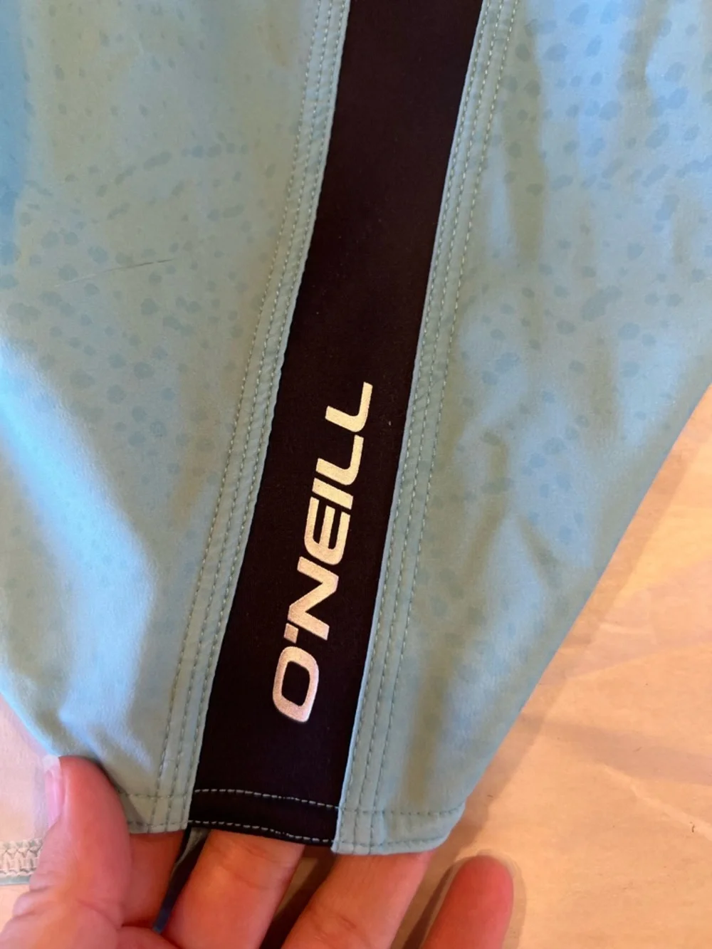O'Neill Men’s Aqua Board Shorts with Black Side Panels